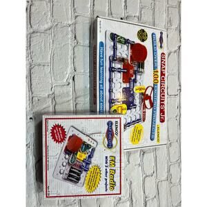 Snap Circuits Jr and FM Radio bundle STEM toy missing 1 piece
